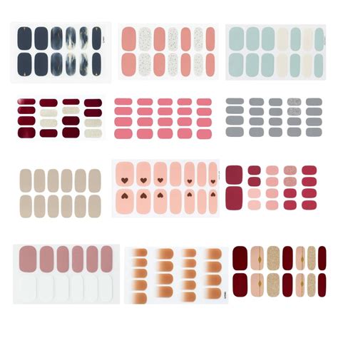 Buy Coslifestore Long-Lasting Lightweight Gel Nail Polish Strips (180 ...