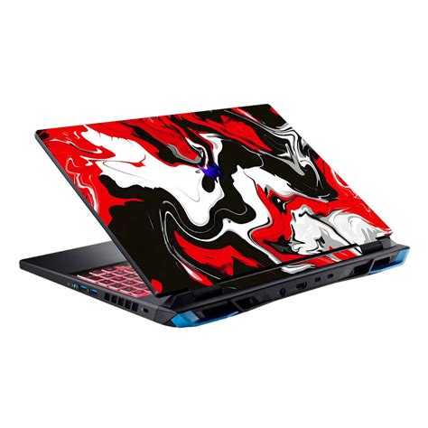 Red and White Marble Acer Predator Helios Neo 16 N22Q22B Laptop Skin