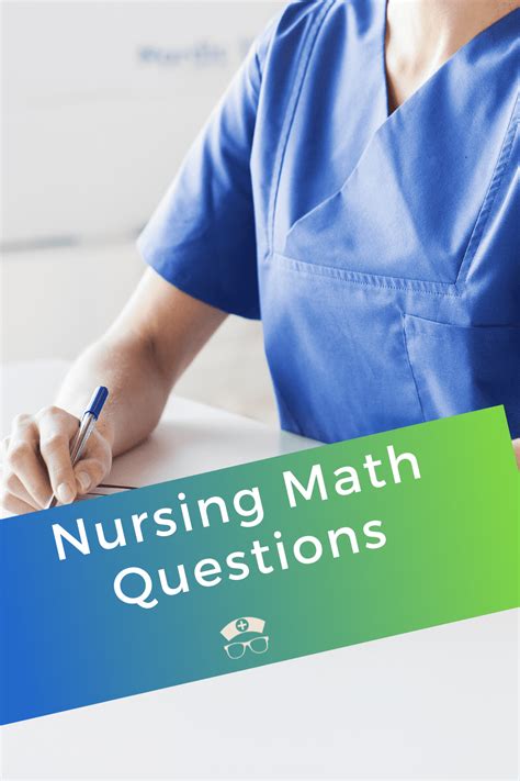 Image result for Nursing Math Questions