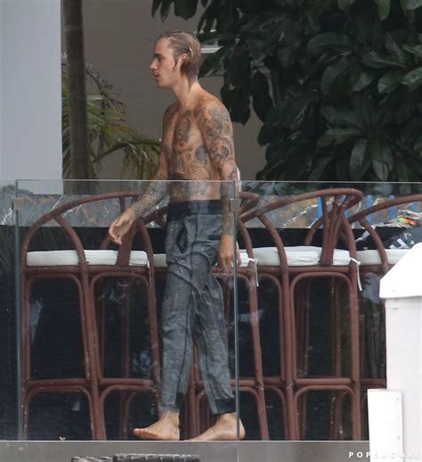 Justin Bieber's feet