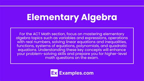 Image result for Tutorial On Elementary Algebra