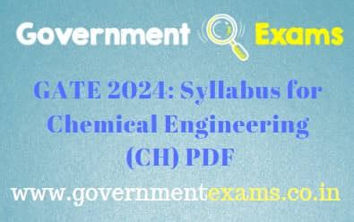 Image result for Gate Chemical Engineering Syllabus