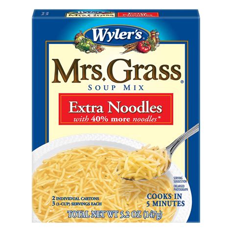 Mrs. Grass Soup Mix Chicken With Extra Noodles - 5.2 OZ 12 Pack ...