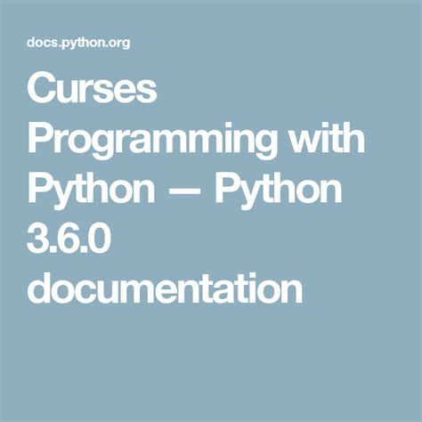 Image result for Curses Python