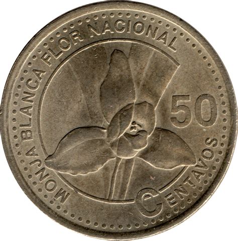 50 Centavos (Non-magnetic) - Guatemala – Numista