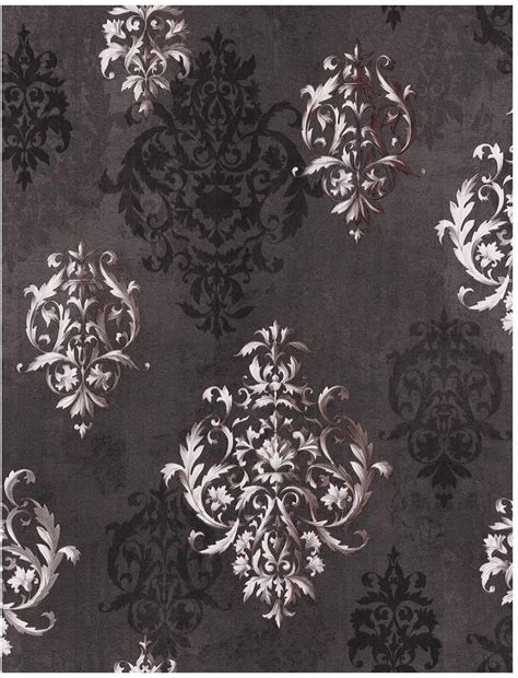 Buy HaokHome 94006-2 Vintage Damask Peel and Stick Wallpaper 17.7in x 9 ...