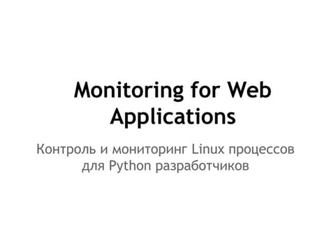 Image result for Monitoring and Managing Linux Processes
