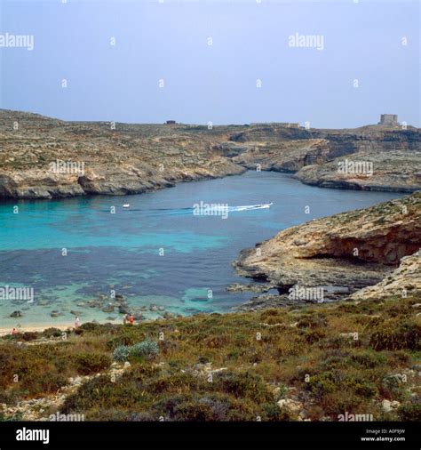 Blue Lagoon Comino island Malta Stock Photo - Alamy