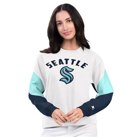 Seattle Kraken Starter Ace Womens Long Sleeve Tee – Seattle Hockey Team ...