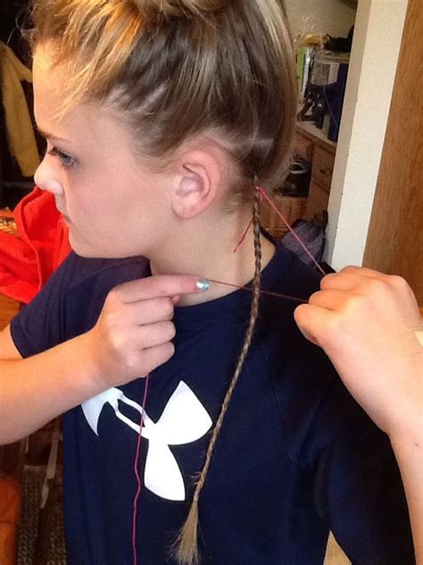 Image result for Hair String Wrap Tutorial