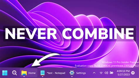 Image result for Combine Taskbar Buttons