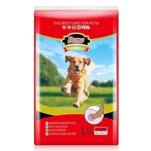 Buy DONO Doggie Diapers Female - Disposable Dog Diapers for Girl ...