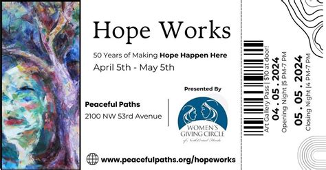 Hope Works Art Exhibit, 2100 NW 53rd Ave, Gainesville, FL, United ...