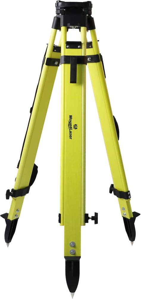 Buy Fiberglass Surveying Tripod, Heavy Duty Green Fiberglass and Wood ...