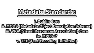 Metadata Standards 的图像结果