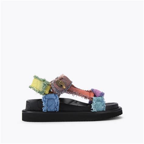 ORSON SANDAL Denim Rainbow Sandal by KURT GEIGER LONDON