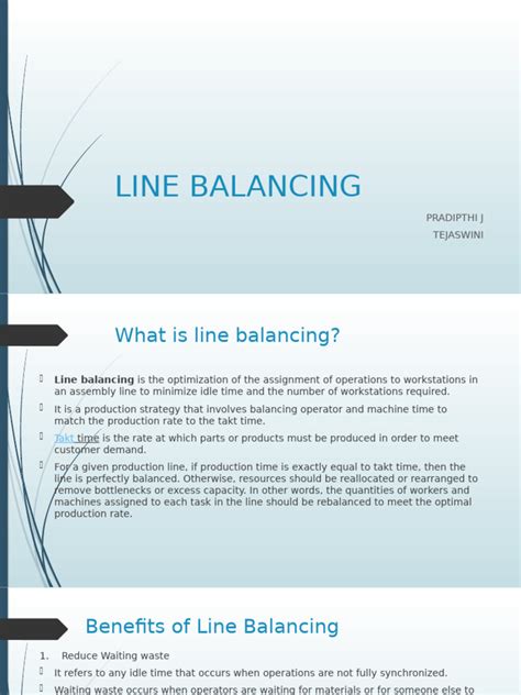 Line Balancing Example 的图像结果