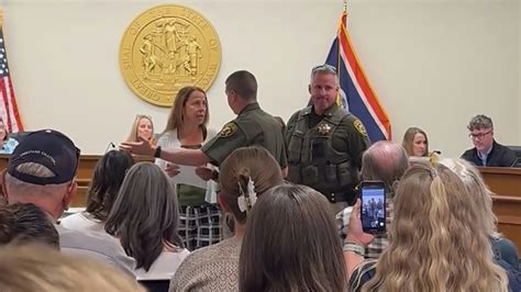 Law Enforcement Physically Removes Woman From Board Of Pharmacy Meeting ...