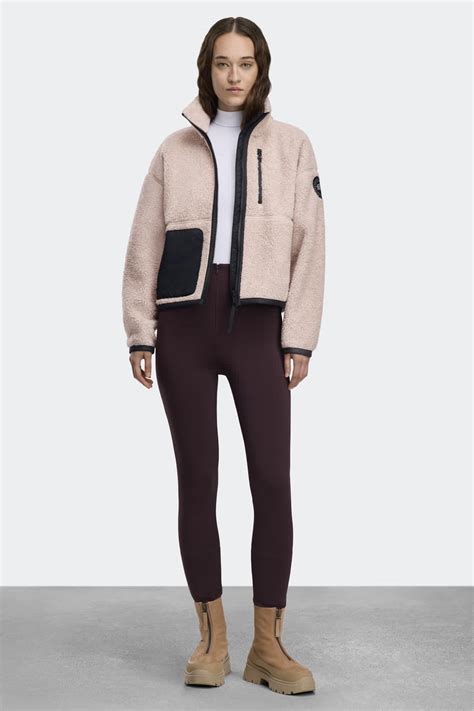 Simcoe Zip Up Fleece Sweater Black Label | Canada Goose