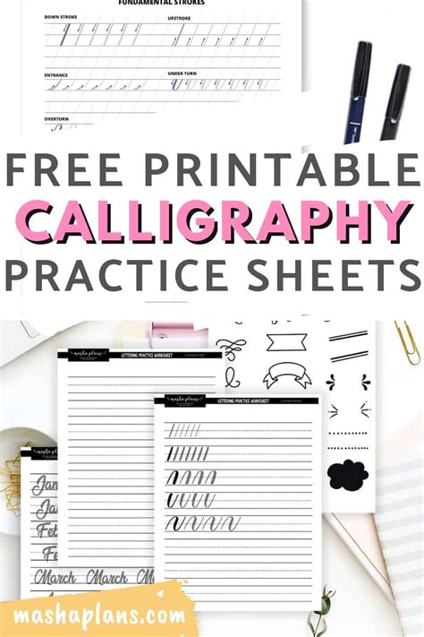 Image result for Calligraphy Sheets Printable