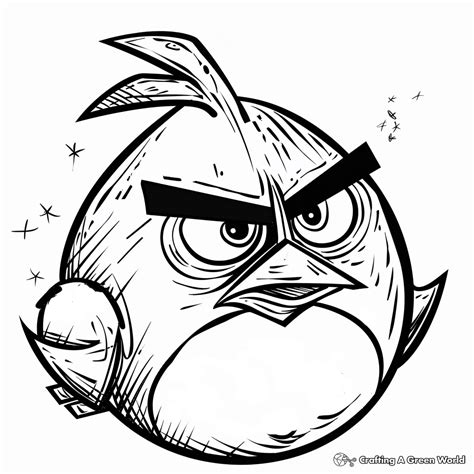 Angry Bird Coloring Pages - Free & Printable!