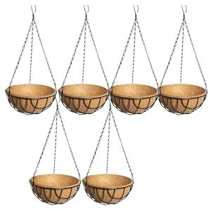 Sri Dhakshinya Coir Coco Coir Metal Hanging Pot | Coir Planter Basket ...