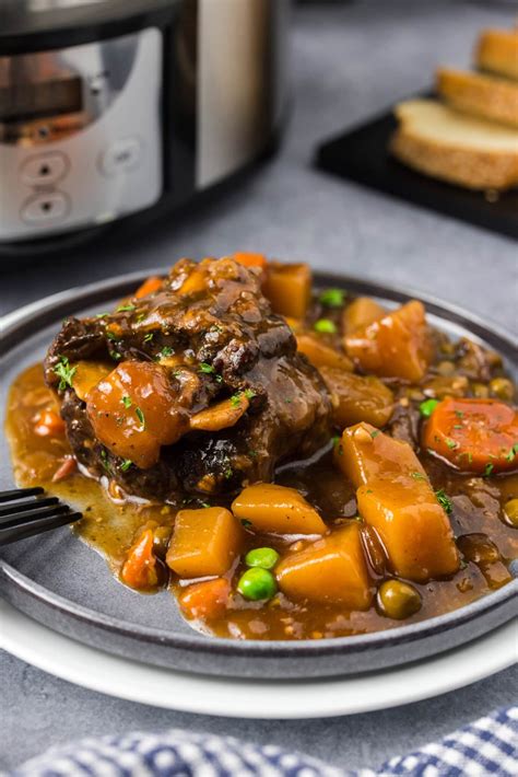 Slow Cooker Oxtail - Amanda's Cookin' - Beef