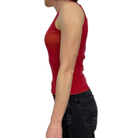 Women's Red Vests-tanks-camis | Depop