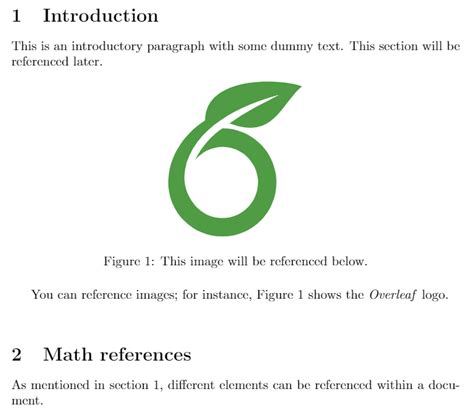 Image result for Overleaf Reference