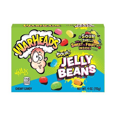 Warheads Theater Box Sour Jelly Beans 113 g (4oz) | American Food Mart