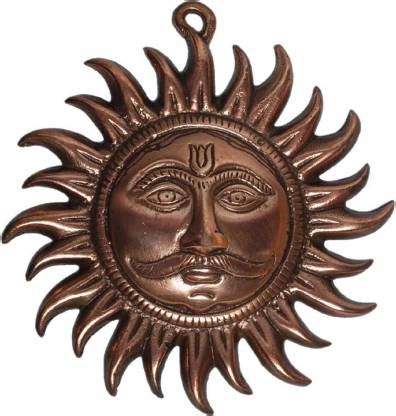 Shiv Wall Hanging Lord Sun Idol Suraj surya Murti Statue Brass ...