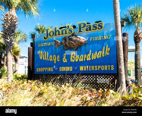 John's Pass Village, Madeira Beach, Florida Stock Photo - Alamy