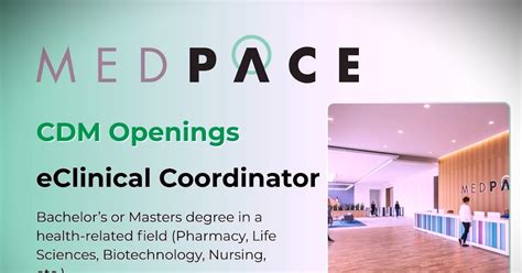 Medpace Hiring eClinical Coordinators in Mumbai | Clinical Research Jobs