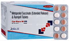 Cardace Meto 25 2 5mg Tablet Er 10 - Uses, Side Effects, Dosage, Price ...