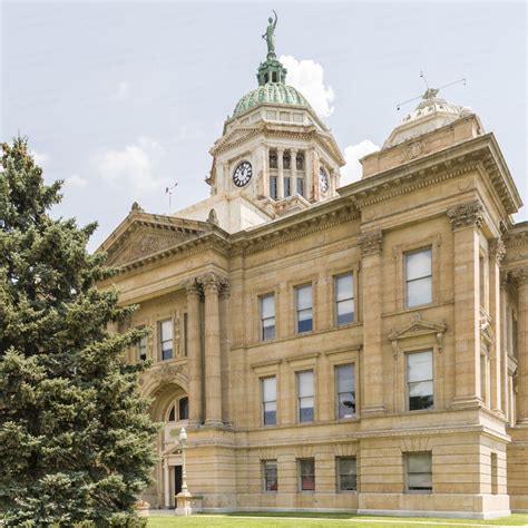 Wyandot County Courthouse (Upper Sandusky, Ohio) | Stock Images | Photos