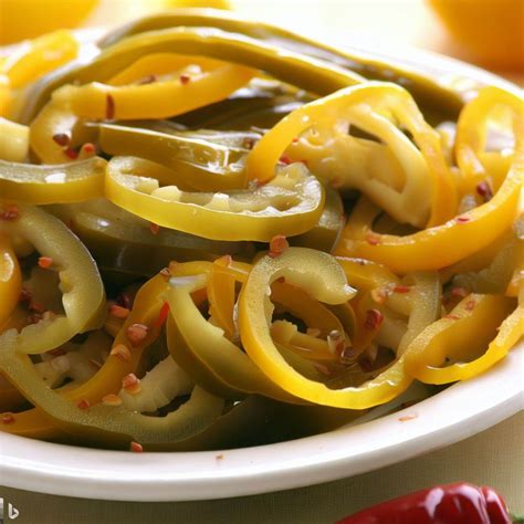 Quick Pickled Pepperoncini Slices