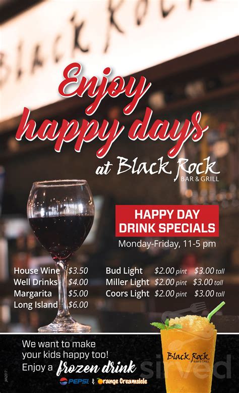 Black Rock Bar & Grill - Hartland, MI menus in Hartland, Michigan ...