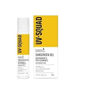 UV Squad Sunscreen SPF 50 PA+++ with Niacinamide & Pro-Ceramides | No ...