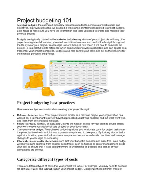 Image result for Project Budgeting