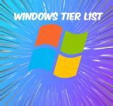 Image result for Operating System Tier Lists