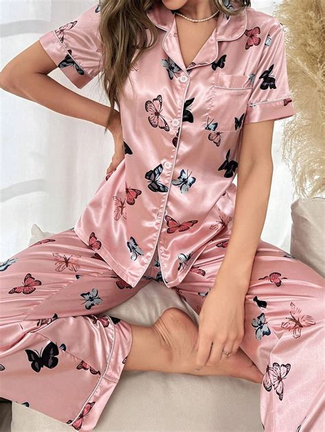 Butterfly Print Nightsuit Set For Women – Modernzy