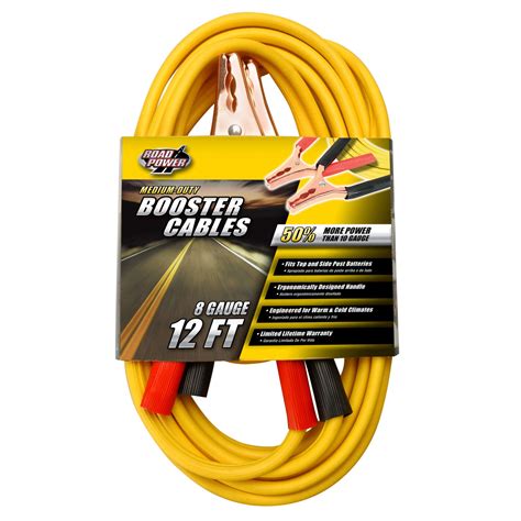Coleman Cable 8 Ga. 12 ft. Booster Cable Top and Side Post - Ace Hardware