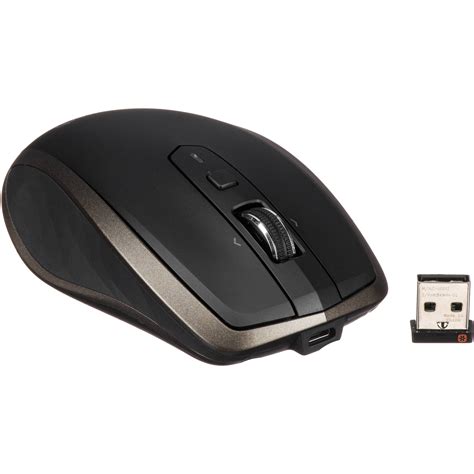 Logitech MX Anywhere 2 Wireless Mouse (Meteorite) 910-005229 B&H