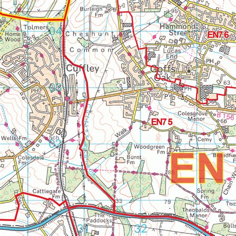 Image result for Enfield Postcode Map