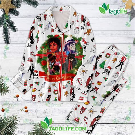 Michael Jackson Merry Christmas Women's Pajamas Set - Tagolife