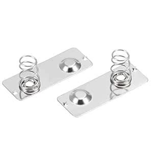 uxcell 20 Pcs AA Battery Positive to Negative Conversion Spring Contact ...