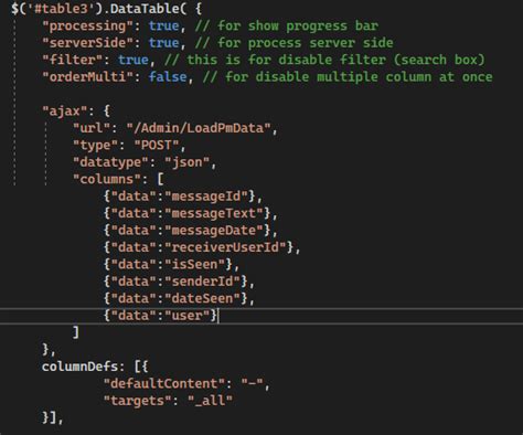 Image result for Server-Side DataTable in MVC .Net Core