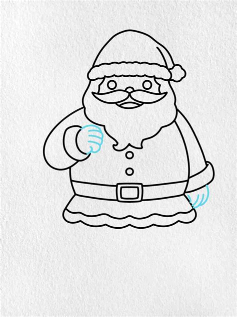 How to Draw Santa Claus - HelloArtsy