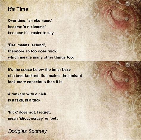 Poems About Time Famous at Ashley Reese blog