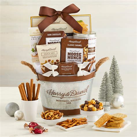 Harry & David® Metal Embossed Basket | 1800Baskets.com